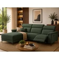 OTTO home Ecksofa LUND, Struktur-Bezug, L-Form, 261cm, man. /elektr. Relaxfunktion, auch mit USB A/C-Anschluss sowie Kopfteilverstellung