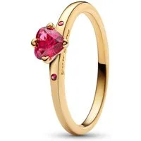 Pandora Solitärring 166574C01, Damenring Explosion der Liebe Goldfarben