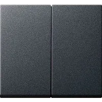 GIRA Schalter GIRA 029528 Wippe 2fach System 55 Anthrazit