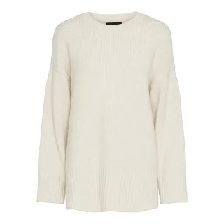 Pieces - Pullover für Herren/Damen Unisex, Überschnittene Schulter, leger (Birke)