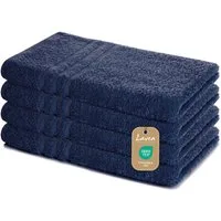 Lavea Handtuch Lavea® 4er Set Handtücher 50x100 cm, Elena Frottiererie, 100% Baumwolle (4er Set), 500 g/m² Frottier, weich & saugstark, pflegeleicht