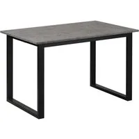 OTTO home Esstisch Barcell, schwarzes Metallgestell, Plattenvarianten wählbar, sowie Größen