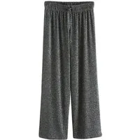 Next Palazzohose Glitzernde Metallic-Hose mit weitem Bein (1-tlg)