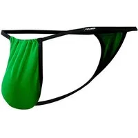 CUT4MEN String Grüner Herren String blickdicht elastisch Männer Slip knapp geschnitte