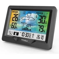 GreenBlue GB540 Funkwetterstation (mit Außensensor, Farbdisplay, Temperatur, Luftfeuchtigkeit, Luftdruck, Wettervorhersage)