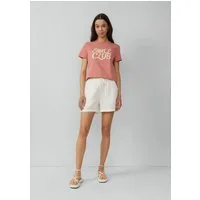 QS Shorts Hose Shorts aus Musselin