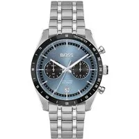 BOSS Multifunktionsuhr TOURMASTER 1514286, Quarzuhr, Armbanduhr, Herrenuhr, Edelstahlarmband, analog, Tag