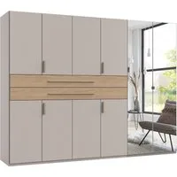 Wimex Drehtürenschrank Digit Kleiderschrank wahlweise mit oder ohne Spiegel (Schlafzimmer Schrank Bestseller im modernem Design) erhältlich in den Breiten 225cm oder 270cm (mit 8 oder 10 Türen)