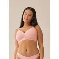 Naturana Bügelloser BH The Friday (1-tlg) vorgeformte Cups, breite Träger, ohne Bügel, mit Spitze, bequem