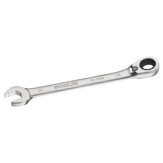 STANLEY FATMAX Ringmaulschlüssel mit Ratsche 13 mm, 72 Zähne, 12-Kant, 15° gekröpft - FMMT13086-0