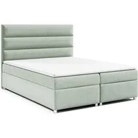 Best for Home Boxspringbett Trinity K-1 LUX – Modern Boxspringbett mit Stauraum & Komfort (Boxspringbett-Set, 1-St., Komplettes Boxspringbett-Set inklusive Matratze und Topper), Ergonomischer Schlafkomfort, großer Stauraum