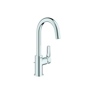 Grohe Eurosmart Waschtischarmatur 23537003 1/2", L-Size, mit Ablaufgarnitur, Temperaturbegrenzer, chrom