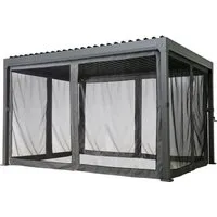 KONIFERA Pavillonseitenteil Moskitonetz, für für Pavillon »Palma« 300x400 cm) Set, [4-St., für Pavillon »Palma« 300x400 cm