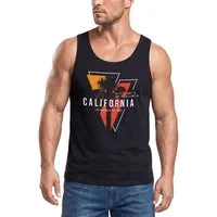 Neverless Tanktop Herren Tank-Top California Los Angeles Surfing Motiv Sommer Fashion mit Print