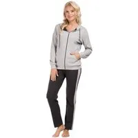 Consult-Tex Hausanzug Damen Hausanzug Homewear Suit DW100 (Spar-Set) Mit Reißverschluß