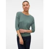 Vero Moda 3/4-Arm-Shirt VMAVA 3/4 TOP JRS GA NOOS Materialmix, regular fit