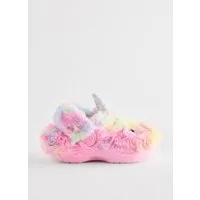 Next Clog-Hausschuhe mit Kunstfell Hausschuh (1-tlg)