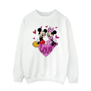 Disney - "Love Hearts" Sweatshirt für Damen (Weiß)