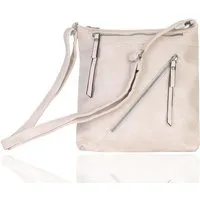CLEO STYLE Umhängetasche Damen Tasche 20205 Beige