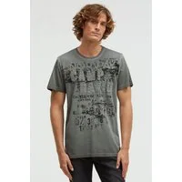 CAMP DAVID Rundhalsshirt mit Kontrastnähten