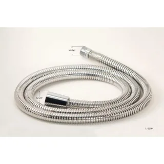 Neuesbad Schlauch für Spültischarmatur mit PULL-OUT SPRAY, 120 CM mit CONICAL NUT 1/2 ", M15M, Chrom NB1DEXPCM1VCRM1