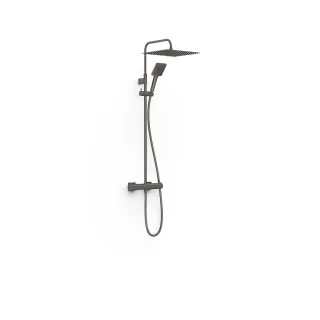Tres Aufputz Duschsystem Duo confort Mit Umstellungsschalter im Griff integriert. , 22119901GR 22119901GR