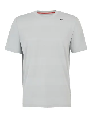 JOY sportswear - G-Style_T-Shirt Jacquard aston grey stripes - Gr. - 54