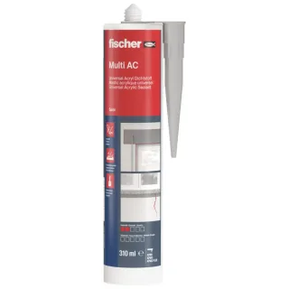 Fischer Universal Acryl Dichtstoff Multi AC 310 ml grau - 053111