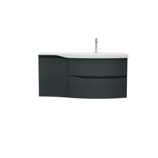Burgbad Mineralguss-WT inkl. WTU Sinea 3.0 Graphit Softmatt/Alpinweiss, SHFA122RF6809C0001G0167 SHFA122RF6809C0001G0167