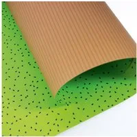 Bow & Hummingbird Geschenkpapier Geschenkpapier Kiwi, 100% Recyclingpapier