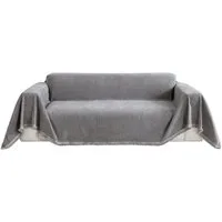 BTTO Sofaschoner Wohndecke 1 St. Stuhlhussen,Chenille Sofabezüge Einfarbig, Bettüberwurf Tagesdecke Kuscheldecke 180X180/180X260/180X340cm