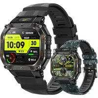Forrlite Smartwatch Herren, Touch Fitnessuhr mit Telefonfunktion für Geschenke Smartwatch (1,75 Zoll) Smart Watch Fitness Tracker Uhr mit Pulsmesser, Schlafmonitor Schrittzähler Musiksteuerung, Sportmodi, Aktivitätstracker, IP68 Wasserdicht Sportuhr 