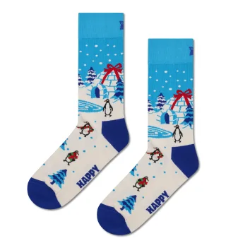 happy socks - Igloo Sock Weiß - Gr. - 43.5