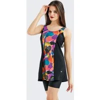 C&CITY Badeanzug Dehnbare Kleid Badeanzug