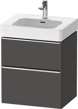 Duravit D-Neo Waschtischunterbau wandhängend Graphit Matt 584x452x625 mm - DE4376010490000 DE4376010490000