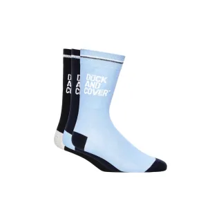 Duck and Cover - "Drenor" Socken für Herren(3er-Pack) (Blau/Schwarz/Grau)