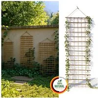 Floranica Rankhilfe Ranknetz Rankgitter für den Garten Balkon und Terrasse, Breite - 30 cm, für Kletterpflanzen Rosen für Gurken Tomaten o Anderen Gemüsepflanzen