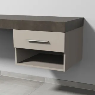 Sanipa Anbau-/Solitärschrank 2morrow (G3352) 340x500x520 Kaschmir-Matt, G33521U G33521U