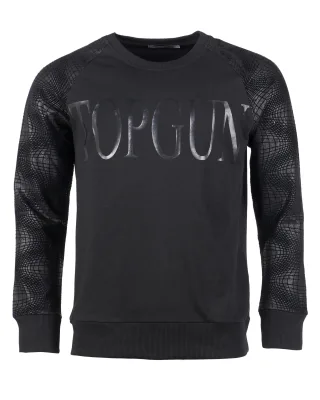 Top Gun Sweatshirt Black Swarn TG20192020