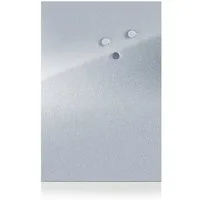 Zeller Present Magnet tafel, Edelstahl, silber, 40 x 60 cm