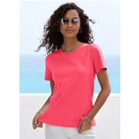 Beachtime by Lascana T-Shirt mit modischem Schlitz am Saum aus luftiger Baumwoll-Qualität