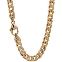HOPLO Panzerkette Goldkette Panzerkette Länge 19cm - Breite 5,0mm - 750-18 Karat Gold, Made in Germany