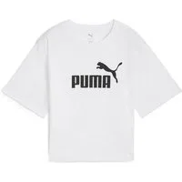 PUMA T-Shirt ESS Cropped No. 1 Logo Relaxed T-Shirt Damen