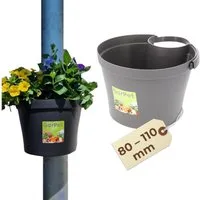 GarPet Blumentopf Blumentopf für Regenrohr Fallrohr Blumentopf Regenrohr Pflanzengefäß