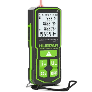 Huepar S60/S100/S120 Laser Distance Measuring Meters Tool with Angle Sensor Rechargeable Digital Green Beam 60M 100M 120