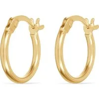 FAVS Paar Creolen FAVS Damen-Creolen 375er Gelbgold (Paar)