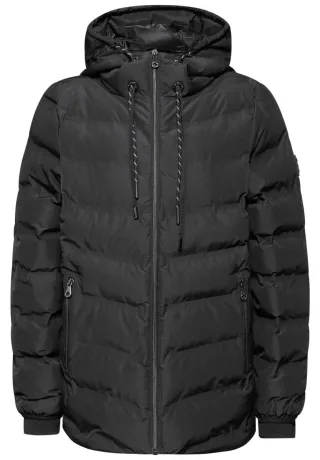 Street One - Jacke mit geklebten Nähten schwarz - Gr. - 36
