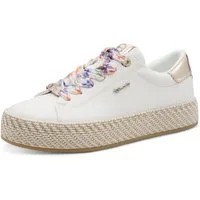 Tamaris Plateausneaker, Freizeitschuh, Halbschuh, Schnürschuh mit Textilkordel am Plateau