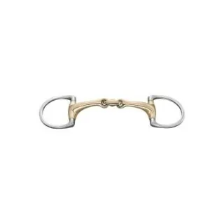Sprenger Olivenkopfgebiss Dynamic RS Sensogan mit D-förmigem Ring doppelt gebrochen 1,4 cm 13,5 cm