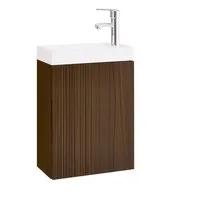 SoBuy Waschtisch BZR196, Waschbeckenunterschrank mit Waschbecken Badezimmerschrank Waschtisch